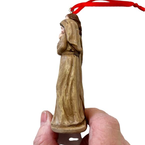 Mary Joseph and baby Jesus Christmas Ornament Alaska Festive Holiday Brown - Picture 5 of 13